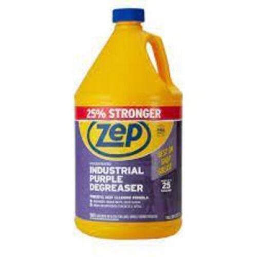 DESCRIPTION: (2) CONCENTRATED INDUSTRIAL PURPLE DEGREASER BRAND/MODEL: ZEP #ZU0856128 RETAIL$: $30.00 EA SIZE: 1 GALLON QTY: 2