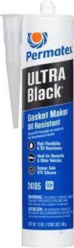 DESCRIPTION: (6) GASKET MAKER BRAND/MODEL: PERMATEX ULTRA BLACK RETAIL$: $25.49 EA SIZE: 13 OZ QTY: 6