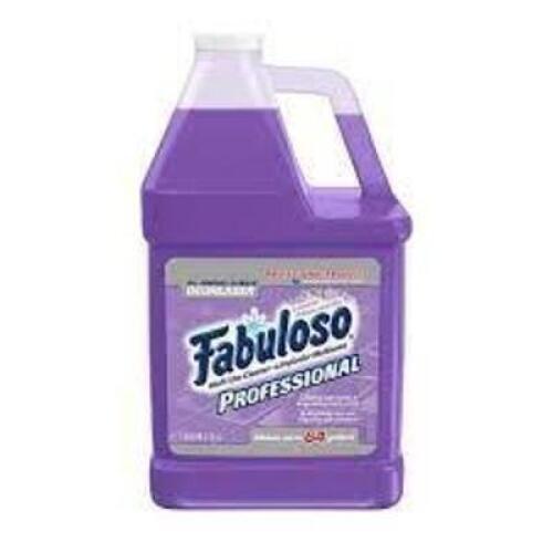 DESCRIPTION: (2) MULTI USE CLEANER CONCENTRATEBRAND/MODEL: FABULOSO PROFESSIONALINFORMATION: LAVENDER, MAKES UP TO 64 GALLONS OF CLEANERRETAIL$: $42EASIZE: 1 GALLONQTY: 2