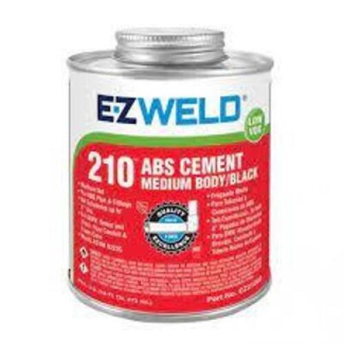 DESCRIPTION: (2) ABS CEMENT BRAND/MODEL: EZ WELD 210 RETAIL$: $5.00 EA SIZE: 8 FL OZ QTY: 2