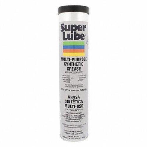 DESCRIPTION: (6) MULTI PURPOSE GREASE BRAND/MODEL: SUPER LUBE #45NA57 RETAIL$: $20.00 EA SIZE: 14.1 OZ QTY: 6