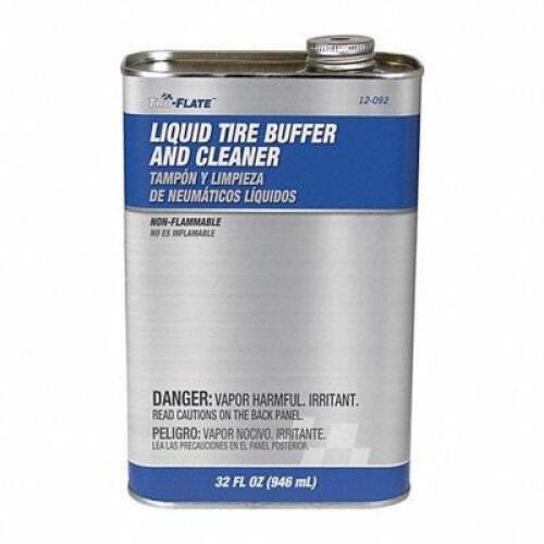 DESCRIPTION: (1) TIRE BUFFER CLEANER BRAND/MODEL: TRU-FLATE #1EKX4 RETAIL$: $29.74 EA SIZE: 32 OZ QTY: 1