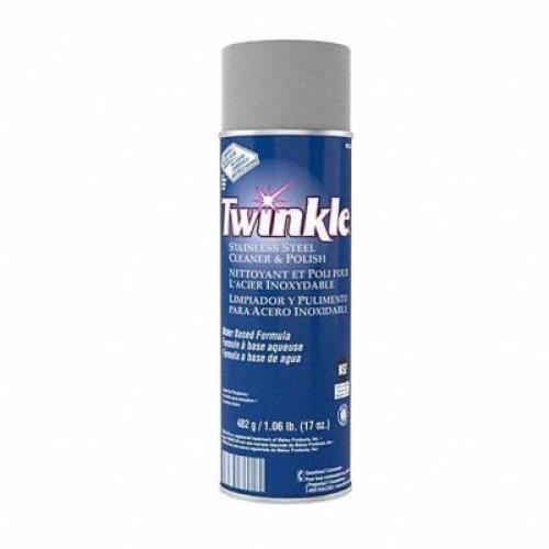 DESCRIPTION: (6) LIQUID STAINLESS STEEL CLEANER AND POLISH BRAND/MODEL: TWINKLE #20J218 INFORMATION: UNSCENTED RETAIL$: $18.03 EA SIZE: 17 OZ QTY: 6