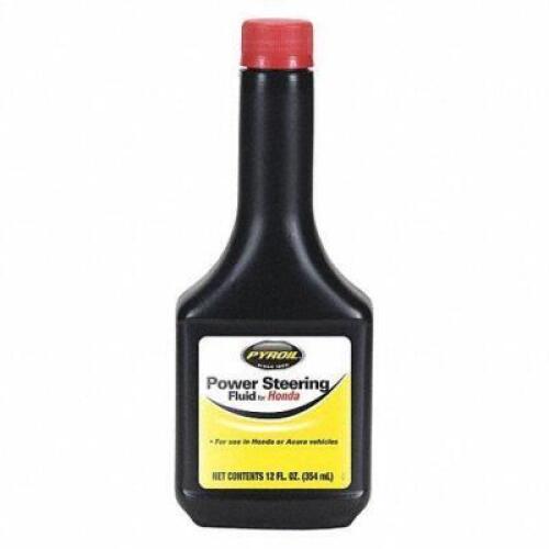 DESCRIPTION: (8) HONDA POWER STEERING FLUID BRAND/MODEL: PYROIL #21A062 RETAIL$: $5.86 EA SIZE: 12 OZ QTY: 8