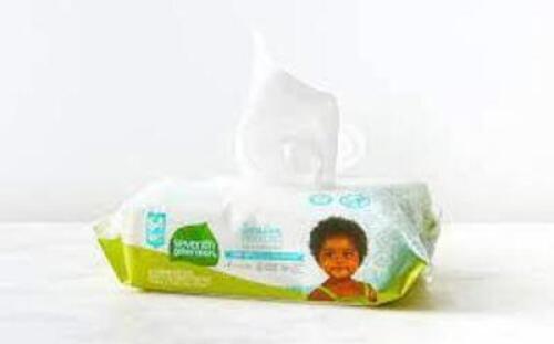 DESCRIPTION: (2) FREE AND CLEAR BABY WIPES BRAND/MODEL: SEVENTH GENERATION RETAIL$: $6.00 EA SIZE: 64 WIPES QTY: 2