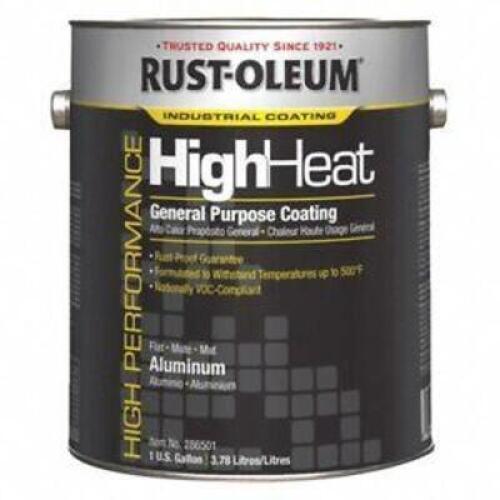 DESCRIPTION: (2) HEAVY DUTY COATING BRAND/MODEL: RUST-OLEUM HIGH HEAT INFORMATION: ALUMINUM RETAIL$: $124.95 EA SIZE: 1 GALLON QTY: 2