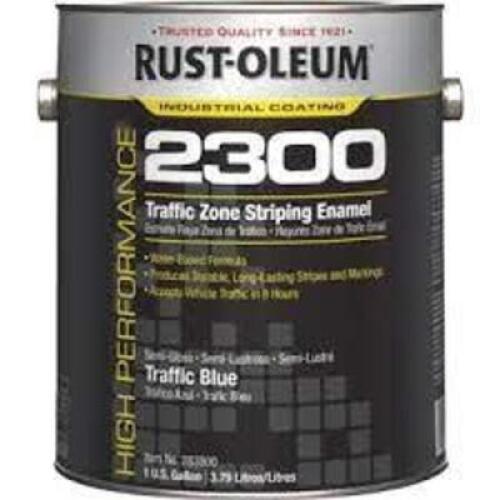 DESCRIPTION: (1) TRAFFIC ZONE STRIPING PAINT BRAND/MODEL: RUST-OLEUM INFORMATION: BLUE RETAIL$: $69.02 EA SIZE: 1 GALLON QTY: 1