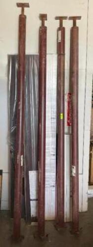 (4) - 9' ZIP ADJUSTABLE COLUMNS