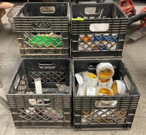 (6) - CARTONS WITH MISC. HARDWARE