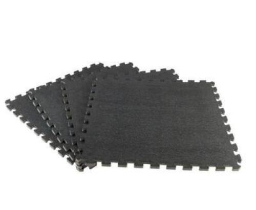 25" X 25" FOAM SHOCK ABSORBING GYM FLOORING - 4 PCS.