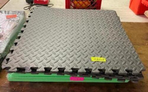 ASSORTED SHOCK ABSORBING FLOORING PANNELS