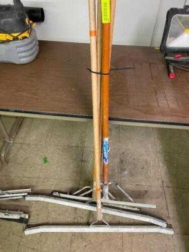 (4) - COMMERCIAL FLOOR SQUEEGEES