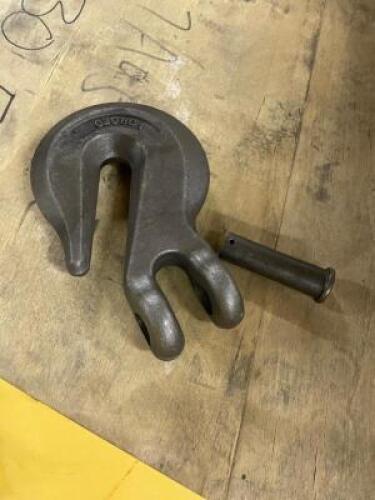 (3) FORGED EYE HOOKS, BLACK