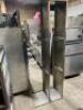 DESCRIPTION: 84" X 18" TWO TIER ALL STAINLESS RISER SHELF. SIZE 84" X 18" LOCATION: AREA #4 QTY: 1 - 2