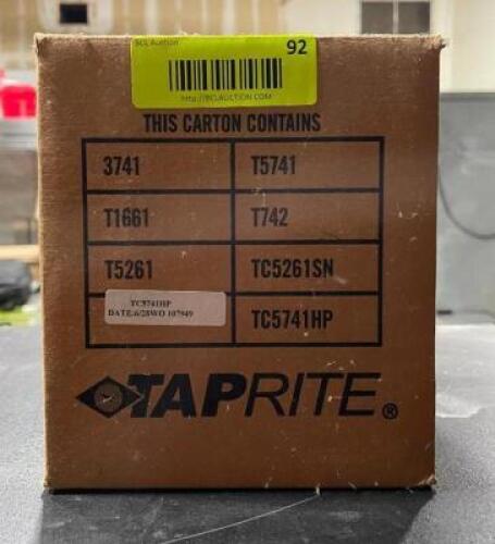 DESCRIPTION: TAPRITE CO2 REGULATOR- 1/4" BARB CONNECTION DUAL GAUGE BRAND / MODEL: TAPRITE ADDITIONAL INFORMATION NEW IN BOX LOCATION: AREA #5 QTY: 1