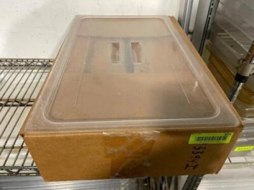DESCRIPTION: (10) FULL SIZE PLASTIC INSERT LIDS LOCATION: AREA #2 THIS LOT IS: SOLD BY THE PIECE QTY: 10