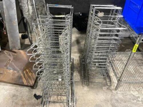 DESCRIPTION: (10) WIRE PIZZA PAN TOWERS LOCATION: AREA #1 THIS LOT IS: SOLD BY THE PIECE QTY: 10
