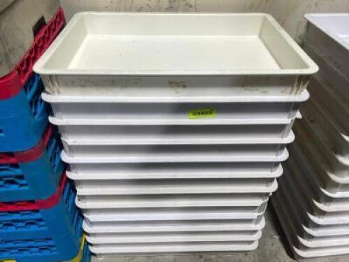 DESCRIPTION: (12) STACKABLE DOUGH BOXES LOCATION: AREA #2 THIS LOT IS: SOLD BY THE PIECE QTY: 12
