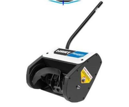 DESCRIPTION: (1) SNOW THROWER ATTACHMENT BRAND/MODEL: HART/HTSNW00 INFORMATION: FOR ATTACHMENT CAPABLE TRIMMERS RETAIL$: $117 QTY: 1