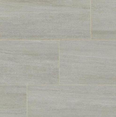 (5) - CASES OF NOVA FALLS GRAY 12 IN. X 24 IN. PORCELAIN FLOOR AND WALL TILE (15.6 SQ. FT./CASE)