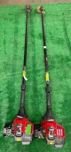(2) - STRAIGHT SHAFT GAS POWERED WEED WACKERS