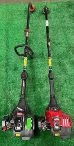 (2) - CURVED SHAFT GAS POWERED WEED WACKERS