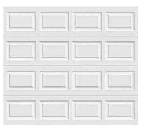 CLASSIC COLLECTION 8 FT. X 7 FT. 6.5 R-VALUE INSULATED WHITE GARAGE DOOR