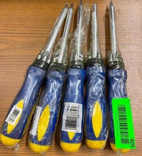 (5) - RATCHETING SCREW DRIVERS