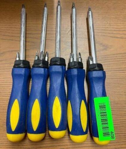 (5) - RATCHETING SCREW DRIVERS