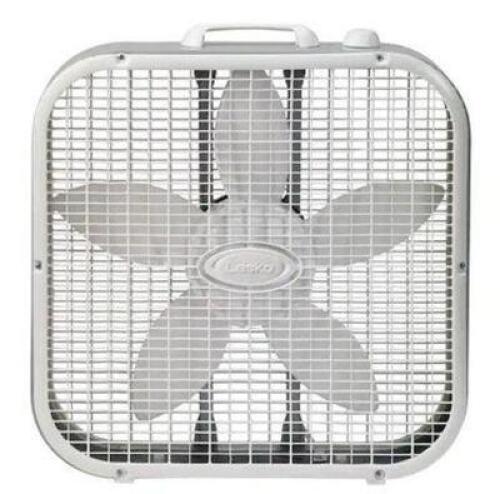 20 IN. 3 SPEED WHITE BOX FAN WITH SAVE-SMART TECHNOLOGY FOR ENERGY EFFICIENCY
