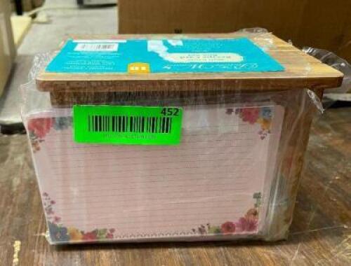 RECIPE CARD BOX SET