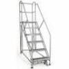 DESCRIPTION: (1) ROLLING STEP LADDER BRAND/MODEL: COTTERMAN #3FMG7 RETAIL$: $1151.40 EA SIZE: 6 STEPS, 60 IN PLATFORM HT, 24 IN PLATFORM WD, 24 IN PLA
