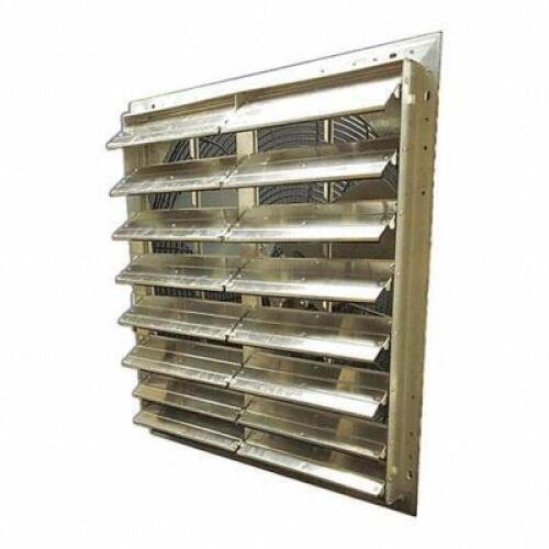 DESCRIPTION: (1) SHUTTER MOUNT EXHAUST FAN BRAND/MODEL: DAYTON #484X50 RETAIL$: $760.84 EA SIZE: 36" BLADE QTY: 1
