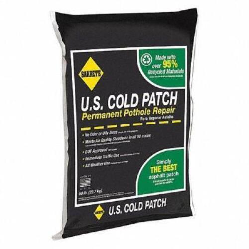 DESCRIPTION:&nbsp;(11) BAGS OF COLD PATCHBRAND/MODEL: SAKRETE #8EJP2RETAIL$: $24.06 EASIZE: 50 LBQTY: 11