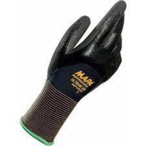 DESCRIPTION: (2) PACKS OF (12) PAIRS OF SAFETY GLOVES BRAND/MODEL: MAPA PROFESSIONNEL #526417 INFORMATION: BLACK RETAIL$: $6.17 PER PAIR SIZE: 7 QTY: