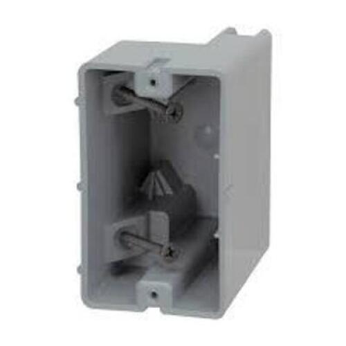 DESCRIPTION: (1) CASE OF (24) DEVICE BOX BRAND/MODEL: SOUTHWIRE #MSB22 INFORMATION: GRAY RETAIL$: $6.60 PER DEVICE BOX SIZE: 22.5 CU IN QTY: 1