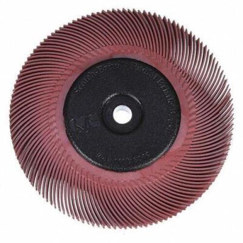 DESCRIPTION: (4) RADIAL BRISTLE BRUSH BRAND/MODEL: SCOTCH-BRITE #1ED45 INFORMATION: RED RETAIL$: $92.53 EA SIZE: 6" QTY: 4