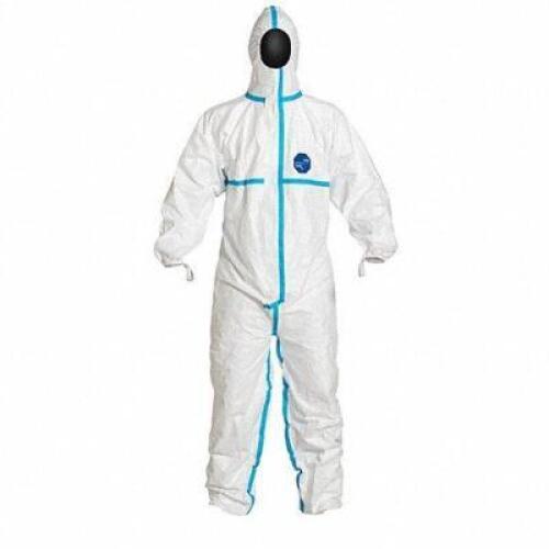 DESCRIPTION: (1) CASE OF (25) HOODED DISPOSABLE COVERALLS BRAND/MODEL: DUPONT #49JU52 INFORMATION: WHITE RETAIL$: $364.26 PER CASE SIZE: LARGE QTY: 1
