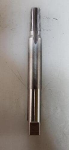 DESCRIPTION: (6) STAIGHT FLUTE PIPE TAPS BRAND/MODEL: BRUBAKER T10766-04-B RETAIL$: $ 76.80 EAA SIZE: 1/8-27 NPFT QTY: 6