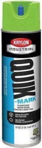 DESCRIPTION: (4) QUICK MARK SPRAY PAINT BRAND/MODEL: KRYLON INDUSTRIAL INFORMATION: GREEN RETAIL$: $8.00 EA SIZE: 17 OZ QTY: 4
