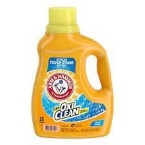 DESCRIPTION: (2) LAUNDRY DETERGENT BRAND/MODEL: ARM AND HAMMER INFORMATION: FOR SENSITIVE SKIN RETAIL$: $6.00 EA SIZE: 50 FL OZ QTY: 2