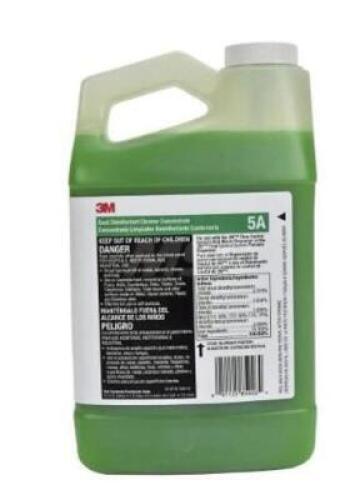 DESCRIPTION: (2) FLOOR CLEANER BRAND/MODEL: 3M 5A#14162150 RETAIL$: $266.75 EA SIZE: 1/2 GALLON QTY: 2