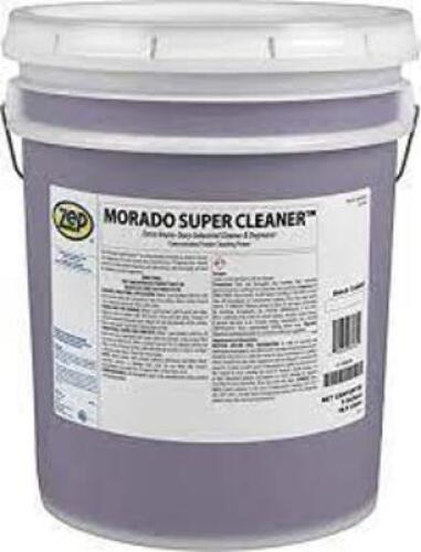 DESCRIPTION: (1) SUPER CLEANER BRAND/MODEL: MORADO ZEP RETAIL$: 100.00 EA SIZE: 5 GALLON QTY: 1
