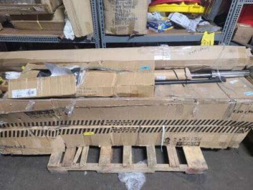 DESCRIPTION: (1) PALLET OF VARIOUS WEIGHTLIFTING EQUIPMENT BRAND/MODEL: VARIOUS INFORMATION: SEE INSPECTION, SETS MAY BE INCOMPLETE QTY: 1