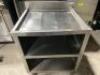 DESCRIPTION: JOHN BOOS 24" UNDER COUNTER STAINLESS DRY BOARD BRAND / MODEL: JOHN BOOS LOCATION: AREA #4 QTY: 1 - 2