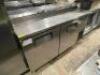 DESCRIPTION: TRUE 67" PIZZA PREP COOLER BRAND / MODEL: TRUE TPP-67 ADDITIONAL INFORMATION AN# 1-2867992, 115 VOLT, 1 PHASE. MISSING COMPRESSOR COVER. - 2