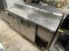 DESCRIPTION: TRUE 67" PIZZA PREP COOLER BRAND / MODEL: TRUE TPP-67 ADDITIONAL INFORMATION AN# 1-2867992, 115 VOLT, 1 PHASE. MISSING COMPRESSOR COVER. - 3