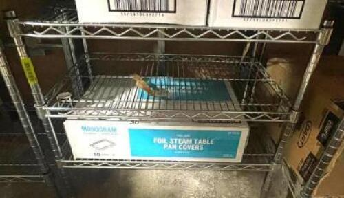 DESCRIPTION: (2) 30" X 18" TWO TIER WIRE SHELVES ADDITIONAL INFORMATION CONTENTS ARE NOT INCLUDED SIZE 30" X 18" LOCATION: AREA #1 THIS LOT IS: SOLD B