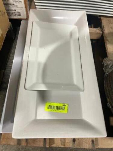 DESCRIPTION: (3) ASSORTED CHINA PLATTERS LOCATION: AREA #2 THIS LOT IS: ONE MONEY QTY: 1