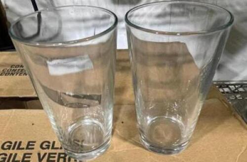 DESCRIPTION: (20) 16 OZ MIXING GLASSES BRAND / MODEL: LIBBEY 1639 LOCATION: AREA #2 THIS LOT IS: SOLD BY THE PIECE QTY: 20